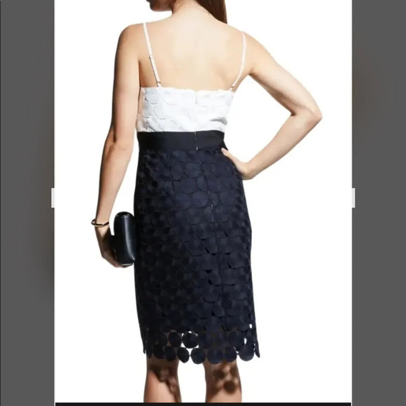 ! Nwt! Milly Dot Appliqué Overlay Dress - Picture 3 of 3